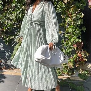 Sage green ASOS dress